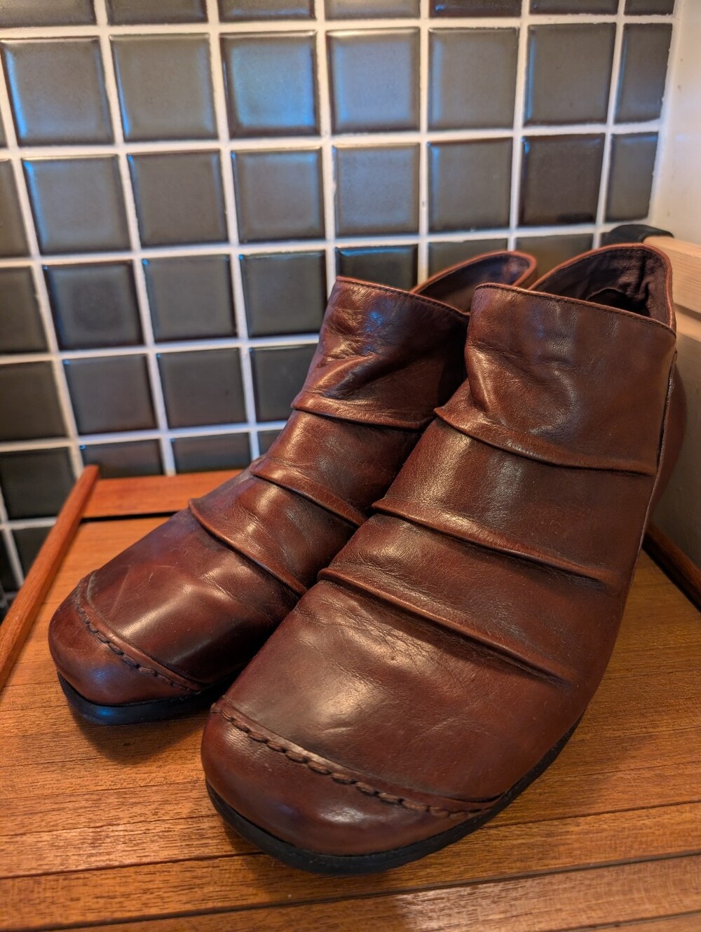 Arnold Churgin Zip Up Booties,40